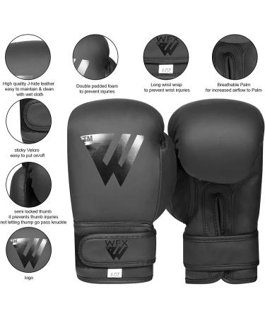 Buy WFX Children's Boxing Gloves - 4oz Junior MMA & Kickboxing Gear for Ages 2-4 | Matt Black Perfect Gift for Young Girls - Buy Online on GoSupps.com