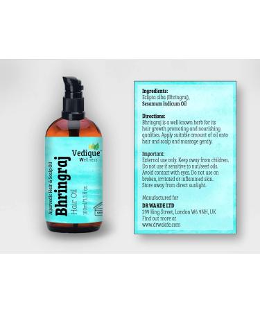 VEDIQUE Remedies Bhringraj Hair Oil 500ml - Ayurvedic Hair Growth & Nourishing Treatment | All Natural Scalp Care - Buy Online on GoSupps.com