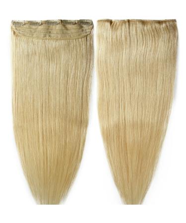 Clip-in Real Hair Extensions - 60cm Remy Hair with 5 Clips (#613 Light Blonde 105g) - Buy Online on GoSupps.com