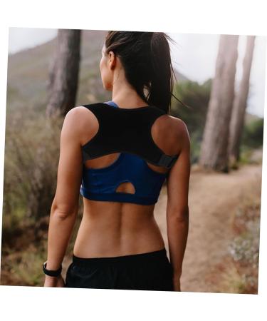 KICHOUSE Belt Holder Shoulder Rest Brace Posture Band Posture Straps for Men Polyester Black - Buy Online on GoSupps.com