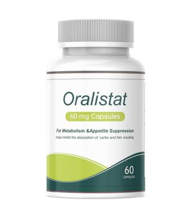 Rivocoda Oralistat 60mg Combat Cravings Fat Metabolism & Digestive Support - 60 Capsules