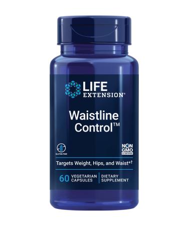 Life Extension Waistline Control - Meratrim Indian Sphaeranthus and Mangosteen Extract Supplement For Weight Management and Healthy Weight Loss - Gluten Free  Non-GMO  Vegetarian - 60 Capsules
