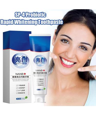 SP-4 Probiotic Whitening Toothpaste | Ultra Whitening & Stain Removal | Fresh Breath | 3 Pack - Buy Online on GoSupps.com