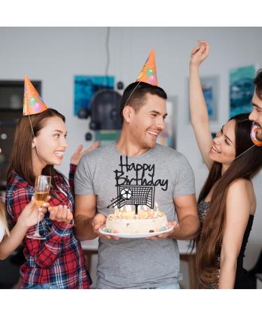 Football Cake Toppers PT Haahoos Football Birthday Decorations Soccer Sports Cake Topper Happy Birthday Cake Decorations for Boys Men Fans Birthday Anniversary Party Supplies - Buy Online on GoSupps.com