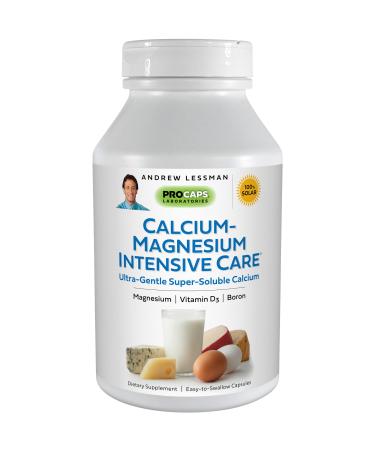 Andrew Lessman Calcium Magnesium Intensive Care 250 Capsules Bone and Skeleton Health Essentials. Easy to Swallow Capsules with Super Soluble Fine Powder. Gentle to Even The Most Sensitive Stomachs 250 Count (Pack of 1) - Buy Online on GoSupps.com