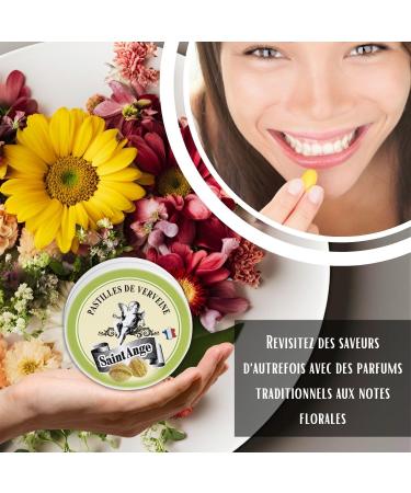 Lot 5 boxes | Saint-Ange Verbena pastilles | 100% French traditional sweets - Buy Online on GoSupps.com