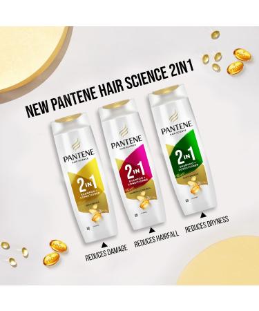 Pantene 2 in 1 Anti Hair Fall Shampoo + Conditioner 180ml - Nourish & Strengthen | International Shipping Available - Buy Online on GoSupps.com