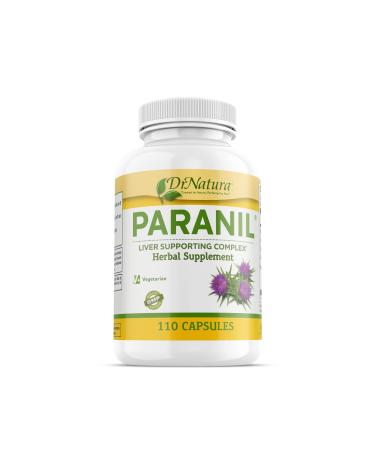DrNatura Paranil Liver & Colon Cleanse - 17 Herbal Complex with Milk Thistle for Detoxification 110 Vegetarian Capsules