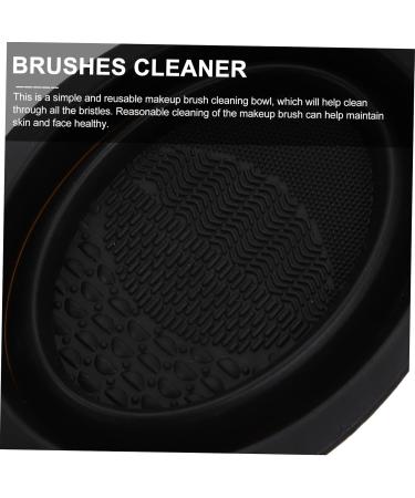 DOITOOL of Makeup Brush Makeup Brush Scrubber Pad Makeup Brush Cleaner Mat Brush Cleaning Mat Makeup Brush Mat Cleaner Foldable Makeup Brush Bowl Silica Gel Makeup Pad Not Hurt - Buy Online on GoSupps.com
