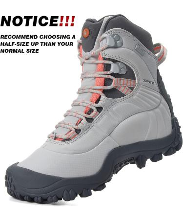 XPETI Women's Thermator Mid High-Top Waterproof Hiking Boot - Size 6 White - Buy Online on GoSupps.com