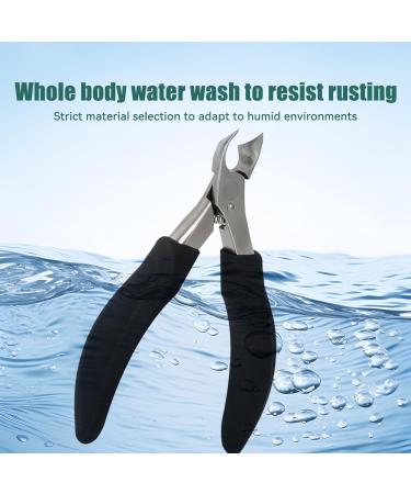 Nail Clippers for Thick Nails - Professional Stainless Steel Toenail Clippers with Wide Jaw Opening Heavy Duty Fingernail Clippers for Men and Women Ultra Sharp Nail Cutter with Ergonomic Handle - Buy Online on GoSupps.com