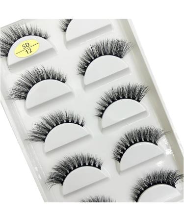 UAMOU 30 Style 5 Pairs Natural Eye Lashes Mink Lashes Handmade Fluffy Lashes 3D False Eyelashes Makeup Faux Cils Maquiagem Cilios Cheerfully (Color : 5 Pairs X01) - Buy Online on GoSupps.com