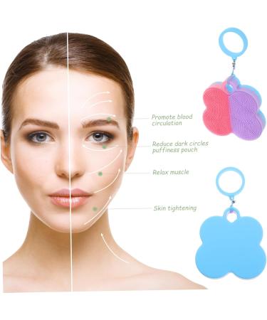 FRCOLOR Face Cleansing Brush Exfoliator Silicone Exfoliating Face Scrubber Portable Face Brush Sensitive Skin Soft Brush Facial Face Silicone Scrubber Face Exfoliator Nano Bath Brush Pores 7x7cm As Shown - Buy Online on GoSupps.com