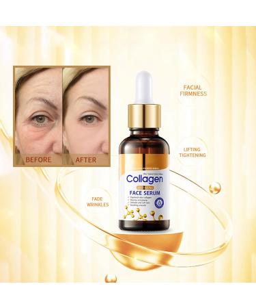 30 ml collagen serum collagen facial serum moisturizing antiwrinkle soothing smoothing skin collagen filling skin nourishment skin care - Buy Online on GoSupps.com