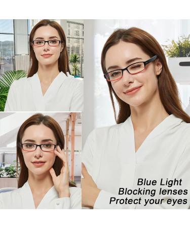 NORPERWIS 6 Pack Reading Glasses for Men & Women - Comfortable Spring Hinges Mix Colors 2.00x Magnification - Buy Online on GoSupps.com