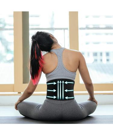 Adjustable Back Support Belt for Bodybuilding | Lumbar Pain Relief & Posture Correction | Fits Waists 60-80cm - Buy Online on GoSupps.com