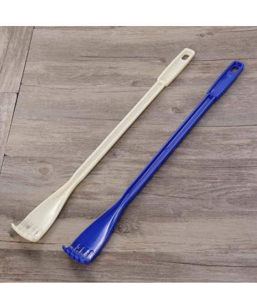 SUPVOX Back Scratcher Set - 2 Piece Plastic Back Massager (Blue & Beige) | Perfect for Itching & Relaxation - International Shipping Available - Buy Online on GoSupps.com