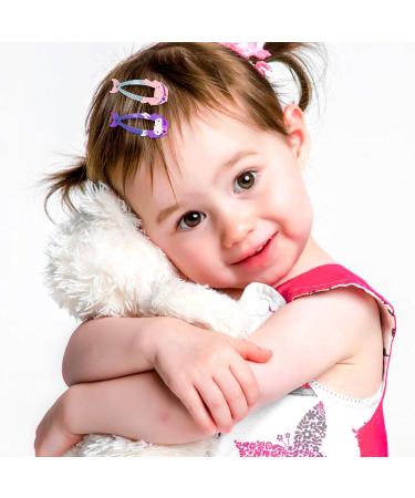 12pcs Cute Metal Snap Hair Clips for Babies Girls & Teens | Stylish Hair Accessories - Buy Online on GoSupps.com