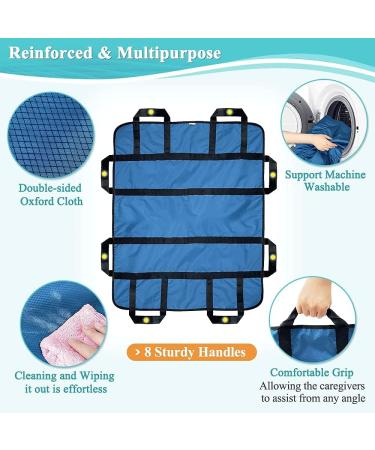 Bomby Rotating Movable Bed Position Pads for Bariatric & Bedridden Patients | Reusable Sliding Towel with 8 Handles - Ideal for Incontinence & Elderly Care - Buy Online on GoSupps.com