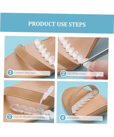 FOMIYES 21 Pairs Anti-Slip Stickers for High Heels | Gel Foot Cushions & Invisible Forefoot Pads - Non-Slip Half Size Insoles for Comfortable Walking - Ideal for Men & Women - Buy Online on GoSupps.com
