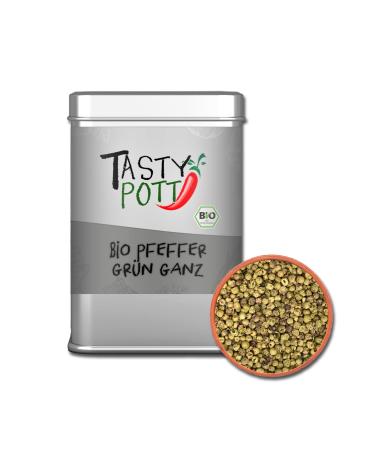Jeske Sports Supplies Tasty Pott Pepper range I peppercorns I fine food I specialties I pepper I pepper shots I spices I herb mixtures organic pepper I green I total 40 g