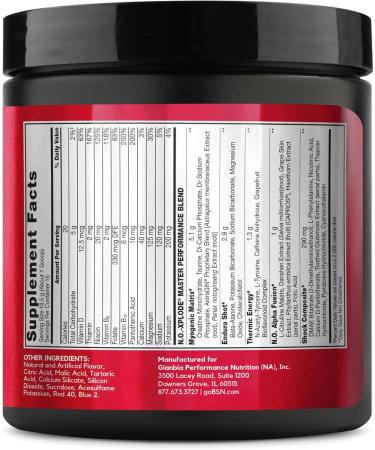 BSN N.O.-XPLODE Pre Workout Powder Energy Supplement for Men and Women with Creatine and Beta-Alanine Grape 16 Servings 0.65 Pound (Packaging May Vary) - Buy Online on GoSupps.com