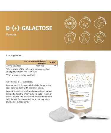 SVITA Manufaktur D+Galactose 1000g powder vegan glutenfree - Buy Online on GoSupps.com