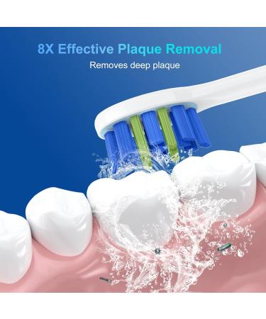 Sonicare Replacement Heads for Philips Electric Toothbrush - KD-D5 Click-On/Snap-On Brush Heads | International Shipping Available - Buy Online on GoSupps.com