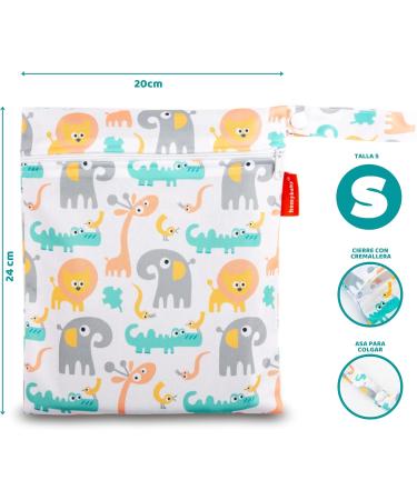 Homybaby Waterproof Wetbag Set x2 - Perfect for Diapers & Kindergarten - Durable Fabric Laundry Bags for Kids - Buy Online on GoSupps.com