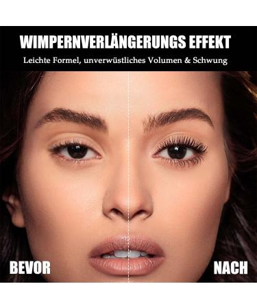 EONFAVE 5D Mascara waterproof black for extreme length and full volume waterproof and smudgeproof mascara with eyelash lengthening effect sweatresistant and durable eye makeup eyelash extension - Buy Online on GoSupps.com