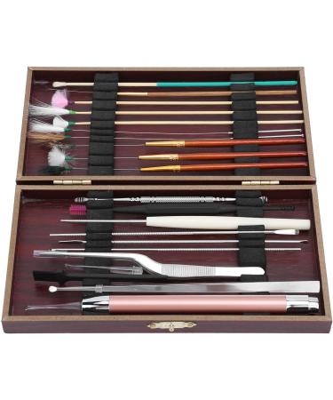 20pcs Stainless Steel Earwax Remover Kit Ear Wax Removal Spoon Curette Tweezers Cleaning Tool Storage Box Ear Picking Tools Retro Copper Buckle Earwax Removal Aid - Buy Online on GoSupps.com