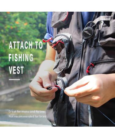 Booms Fishing FC2 Knot Tying Tool & Line Cutter with Retractor | Fishing Clippers - Black - Buy Online on GoSupps.com