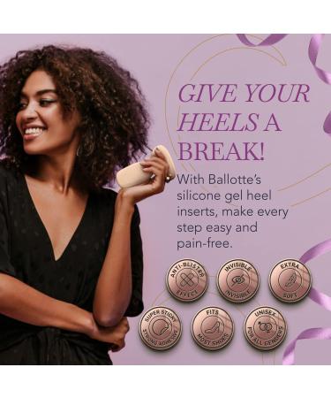 Comfortable Heel Cushion Insoles for Heel Spurs - Gel Inserts for Large Shoes Women s High Heels & Pumps (4 Pairs) - Buy Online on GoSupps.com