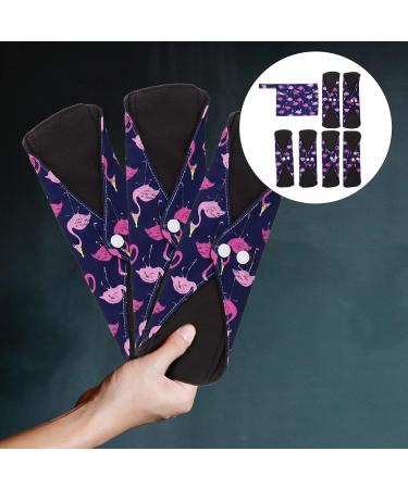 Ciieeo Charcoal Menstrual Pads Set - Reusable Sanitary Cushions for Comfortable Night Protection | Eco-Friendly Feminine Care - Buy Online on GoSupps.com