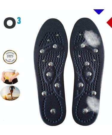 Shop O Magnetic Insoles with Slimming Effect - Acupressure Inserts for Foot Reflex Zone Massage (Sizes 41-46) - Enhance Comfort & Promote Wellness - Buy Online on GoSupps.com