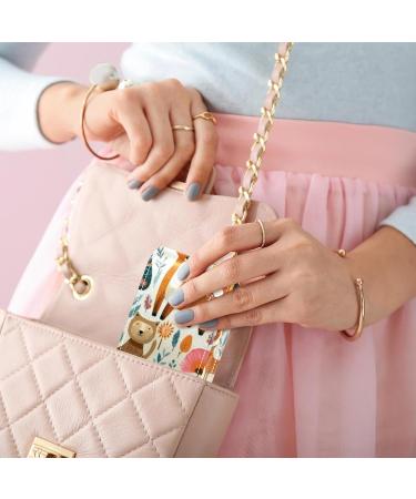 Colorful Fox Leather Lipstick Case | Mini Lip Gloss Organizer with Mirror - Perfect for Travel | J211v2eahr - Buy Online on GoSupps.com