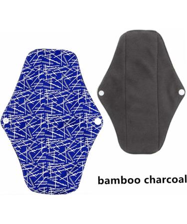 Set of 5 Reusable Menstrual Pads | Washable Cloth Period Towels | Mama Cloth Pads for Mother & Aunt | Eco-Friendly Printed Menstrual Pads - Buy Online on GoSupps.com