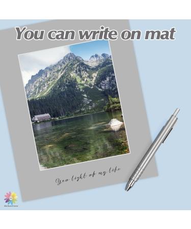 Mat Board Center Pack of 20 11x14 Mixed Colors White Core Picture Mats for 8x10 Photos - Ideal for Prints and Pictures - Buy Online on GoSupps.com