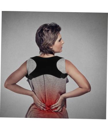 PLAFOPE Belt Shoulder Rest Holder Brace Support Belt Posture Band Black Polyester - Buy Online on GoSupps.com