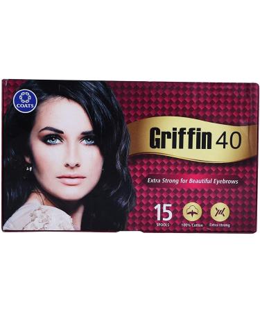 Griffin 40 Eyebrow Cotton Threading Threads | Antiseptic Facial Hair Remover | Facial Hair Removal | Antiseptic Facial and Body Hair Removing Thread (Pack of 4) - Buy Online on GoSupps.com