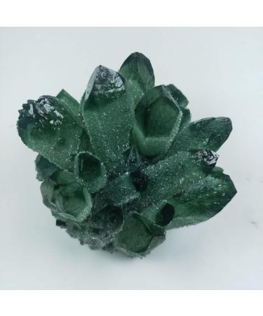 Natural Crystals and Stones 300-400g Natural Green Quartz Crystal Cluster Crystals raw Gemstone Specimen for Home&Office Decoration fengshui for Decoration QINTINYIN Full of Texture - Buy Online on GoSupps.com