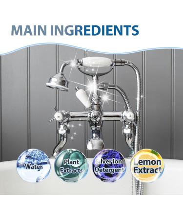 Bolac bathroom cleaner Bolac bathroom foam cleaner Foam spray cleaner multi-functional no-rinse cleaning spray 100ml suitable for glass mirrors bathtubs toilet 1pcs - Buy Online on GoSupps.com