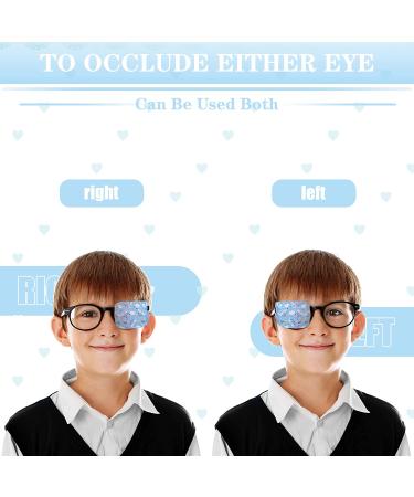 Kids Reusable Eye Patches for Glasses - 4 Styles (Rainbow Duck, Mermaid, Hedgehog) - Pink Blue Green White - Buy Online on GoSupps.com