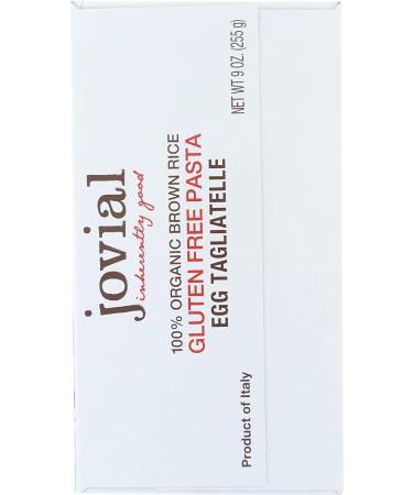 Jovial Egg Tagliatelle Gluten-Free Pasta | USDA Organic Whole Grain Brown Rice | Made in Italy | 9 oz - Buy Online on GoSupps.com