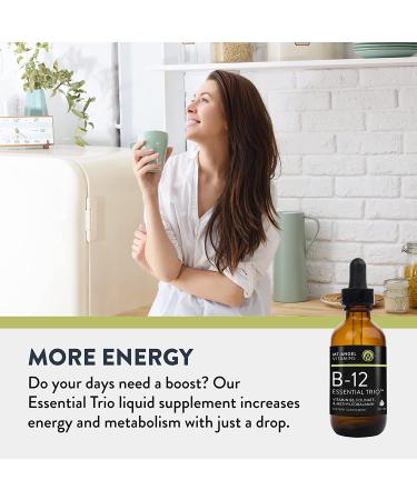 Vegan Vitamin B12 Sublingual Drops with B6 and Folinate - 33333DV Methylcobalamin, B Complex Liquid - 80 Servings, Gluten Free, Non-GMO, USA - Buy Online on GoSupps.com