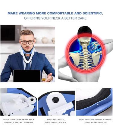 Safwel Halskrause - Adjustable Neck Support for Posture & Pain Relief | Stabilize Cervical Spine - Buy Online on GoSupps.com