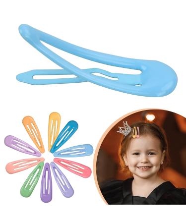 Pinsheng 60 Mini Colorful Hair Clips for Kids - Snap Metal Accessories for Girls & Toddlers (10 Colors) - Buy Online on GoSupps.com