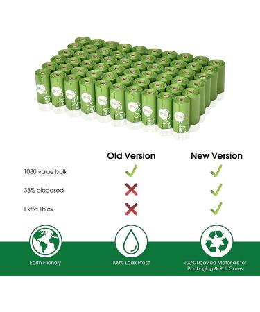 PET N PET USDA Certified 38% Biobased Dog Poop Bags - 1080 Counts, 9x13 Inches Green Doggie Poop Bags - Buy Online on GoSupps.com