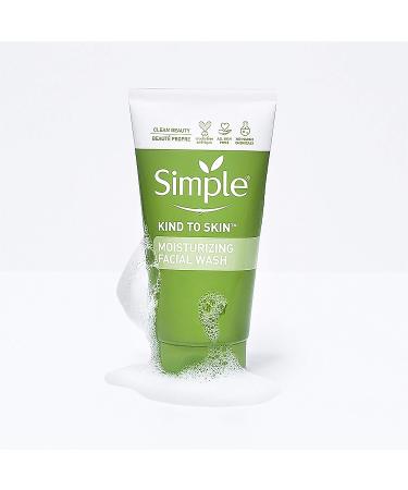 Simple Kind to Skin Face Wash Cleanser - Moisturizing & Hydrating 5 oz | Ideal for All Skin Types - Buy Online on GoSupps.com