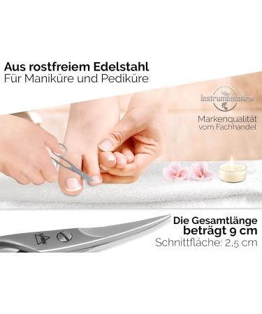 Professional Left-Handed Nail Scissors | Stainless Steel Toenail & Cuticle Clipper - Extra Sharp Design - Buy Online on GoSupps.com